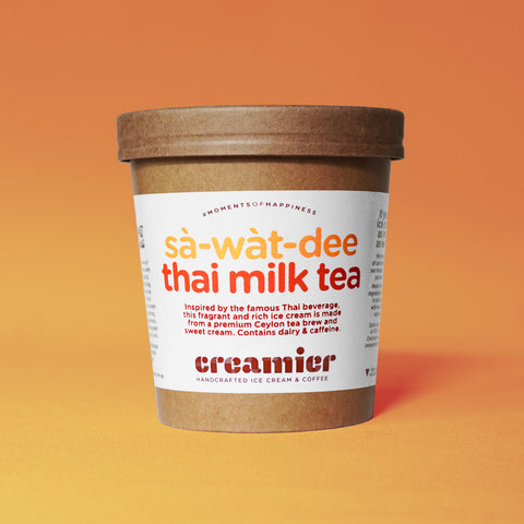 Singapore Creamier Handcrafted Ice Cream thai milk tea pint