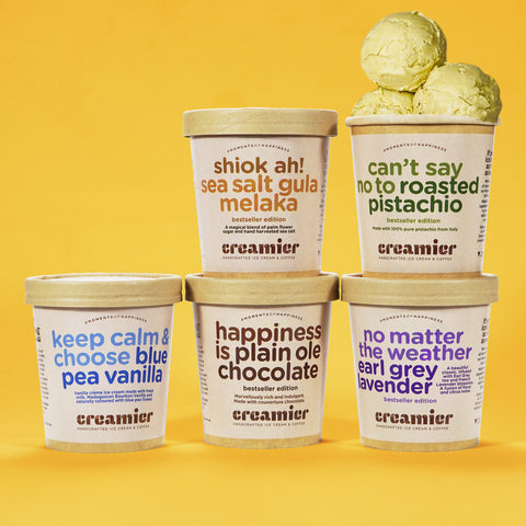 Singapore Creamier Handcrafted Ice Cream best seller bundle
