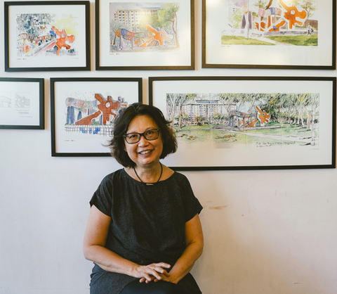 Meet Tia Boon Sim of Urban Sketchers Singapore