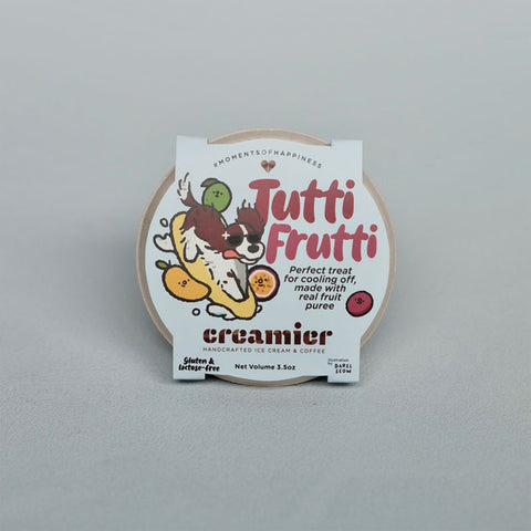 Singapore Creamier Handcrafted Ice Cream Pup Cup: tutti frutti