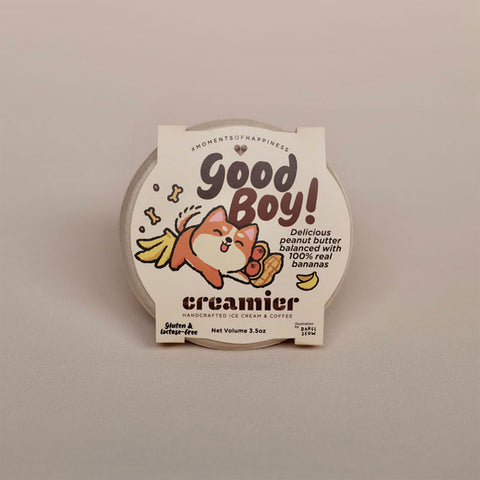 Singapore Creamier Handcrafted Ice Cream Pup Cup: good boy