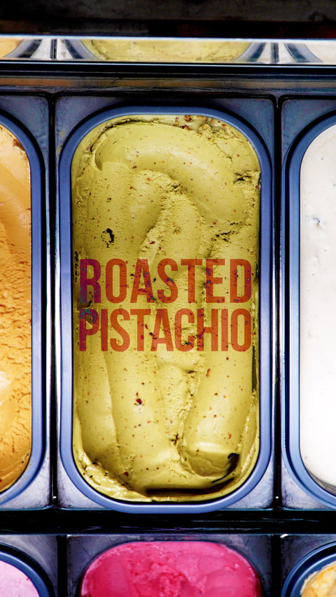 Singapore Creamier Handcrafted Ice Cream Roasted Pistachio On Tub Front Facing