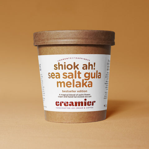 Singapore Creamier Handcrafted Ice Cream sea salt gula melaka pint