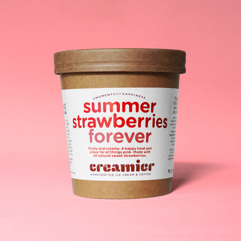 Singapore Creamier Handcrafted Ice Cream summer strawberries pint