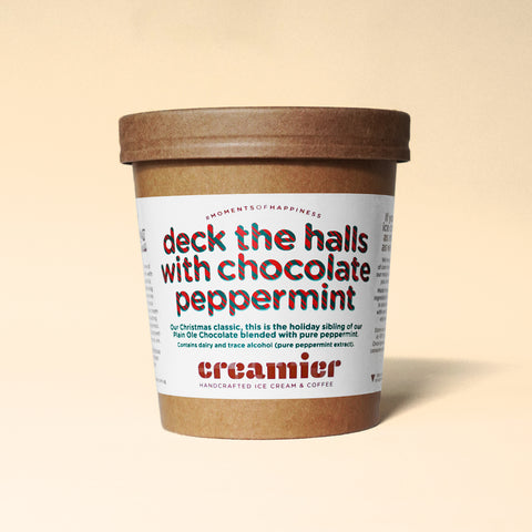 Singapore Creamier Handcrafted Ice Cream chocolate peppermint pint