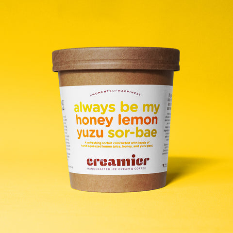 Singapore Creamier Handcrafted Ice Cream honey lemon yuzu pint