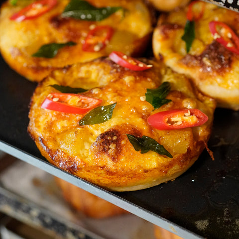 Curry Potato Focaccia