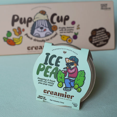 Singapore Creamier Handcrafted Ice Cream Pup Cup: ice pea