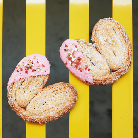 Strawberry Chocolate Heart Palmier