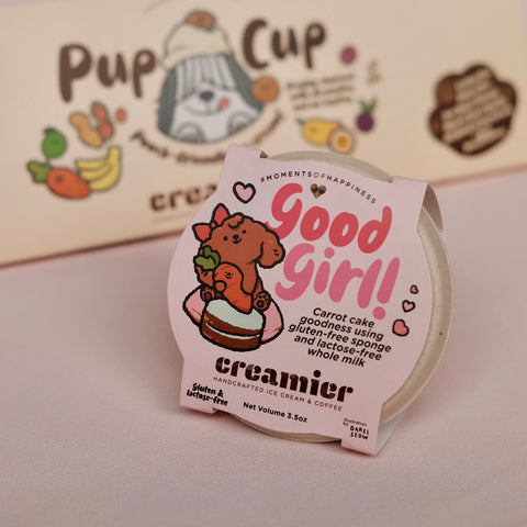 Singapore Creamier Handcrafted Ice Cream Pup Cup: Good Girl (Doggie Ice Cream) inside Single Scope of Happiness