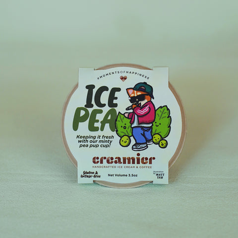 Singapore Creamier Handcrafted Ice Cream Pup Cup: ice pea