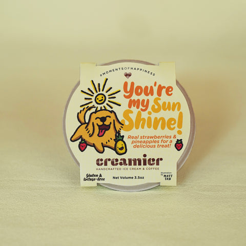 Singapore Creamier Handcrafted Ice Cream Pup Cup: you're my sunshine