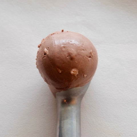 Singapore Creamier Handcrafted Ice Cream orange milk chocolate scoop